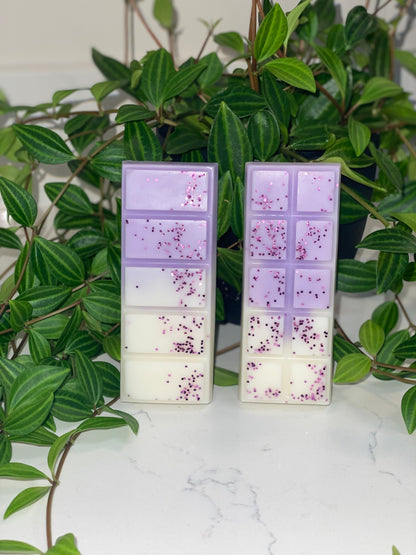 Lavender And Vanilla All Natural Snapbar Wax Melts |  Premium Soy Snap Bar Wax Melts