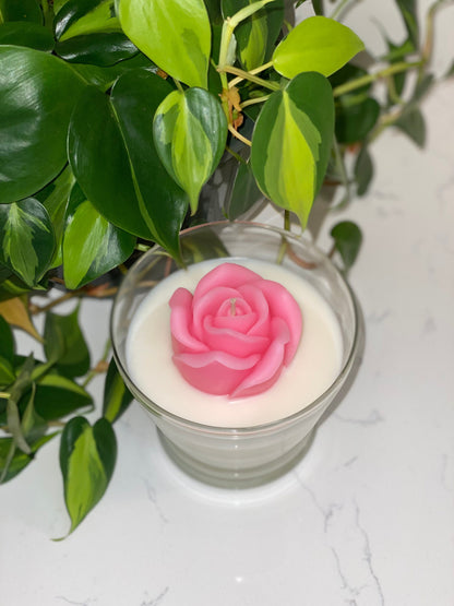 Rose Blossom Boom Candle | Rose Shaped All Natural Soy Candle