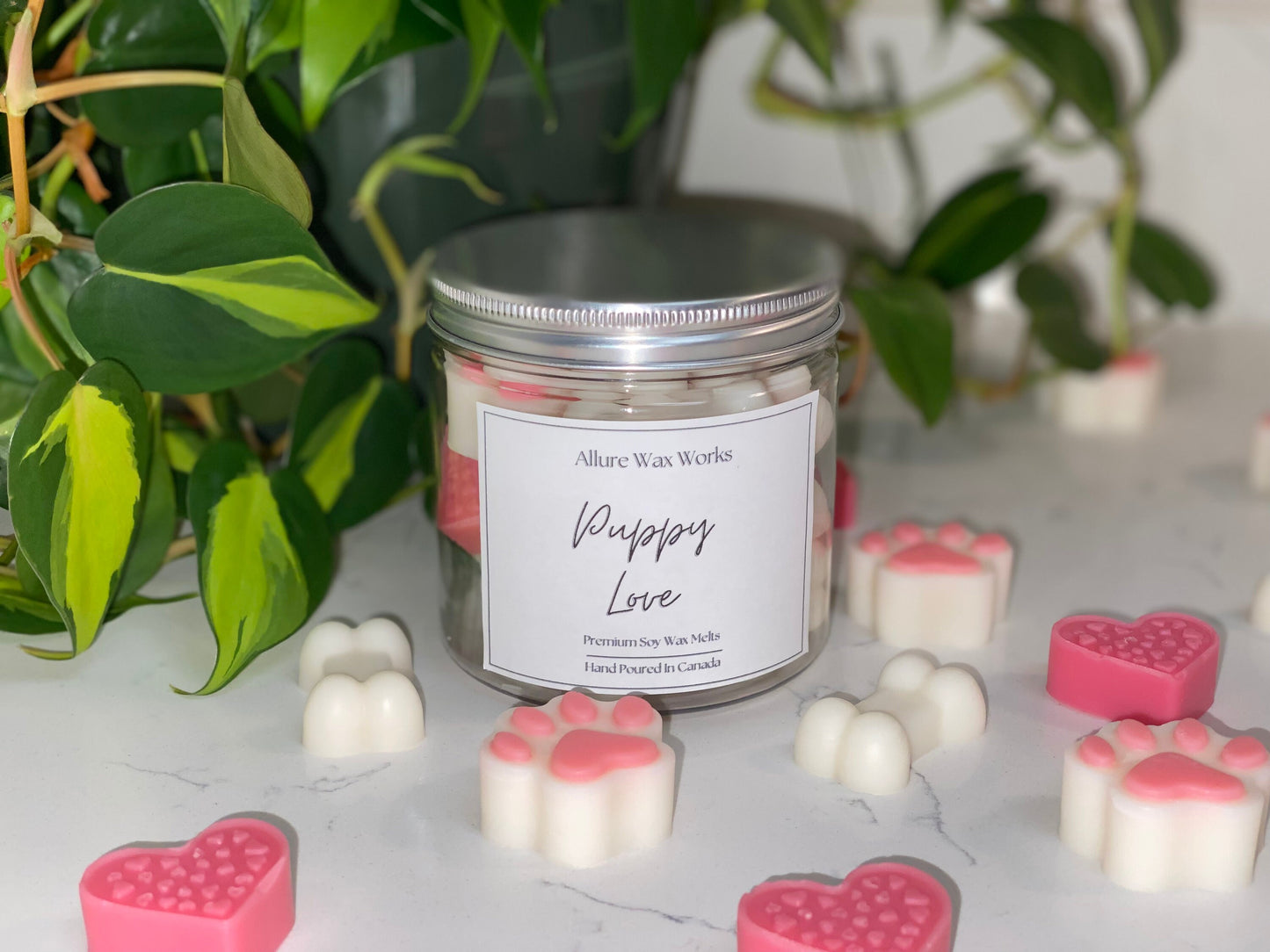 Puppy Love All Natural Soy Wax Melts | Paw Print & Dog Bone Premium Wax Melts