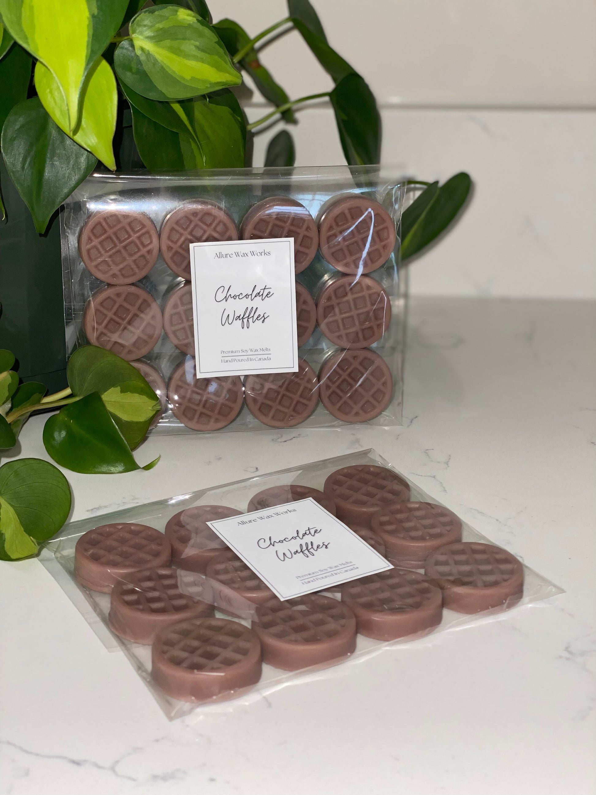 Chocolate Waffle All Natural Soy Wax Melts | Chocolate Premium Food Wax Melts