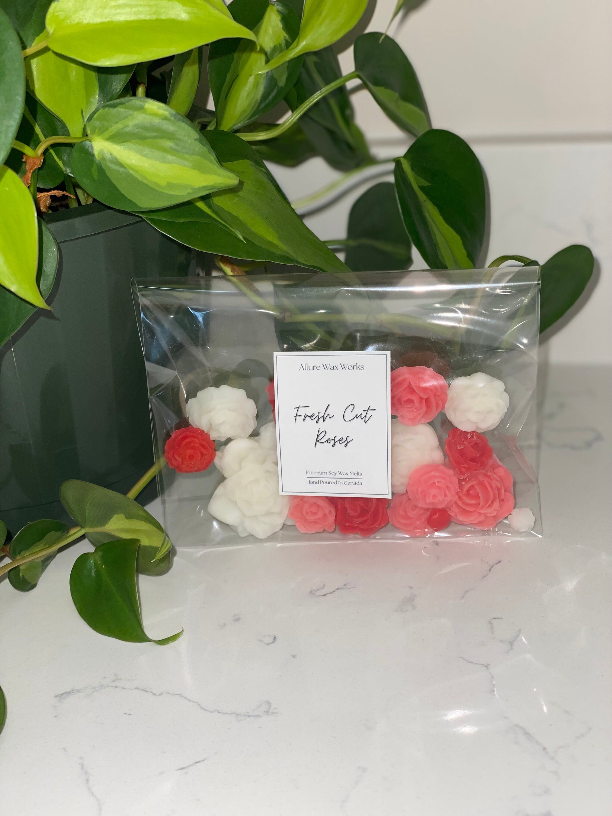 Fresh Cut Roses All Natural Soy Wax Melts | Rose Flower Shape Premium Wax Melts