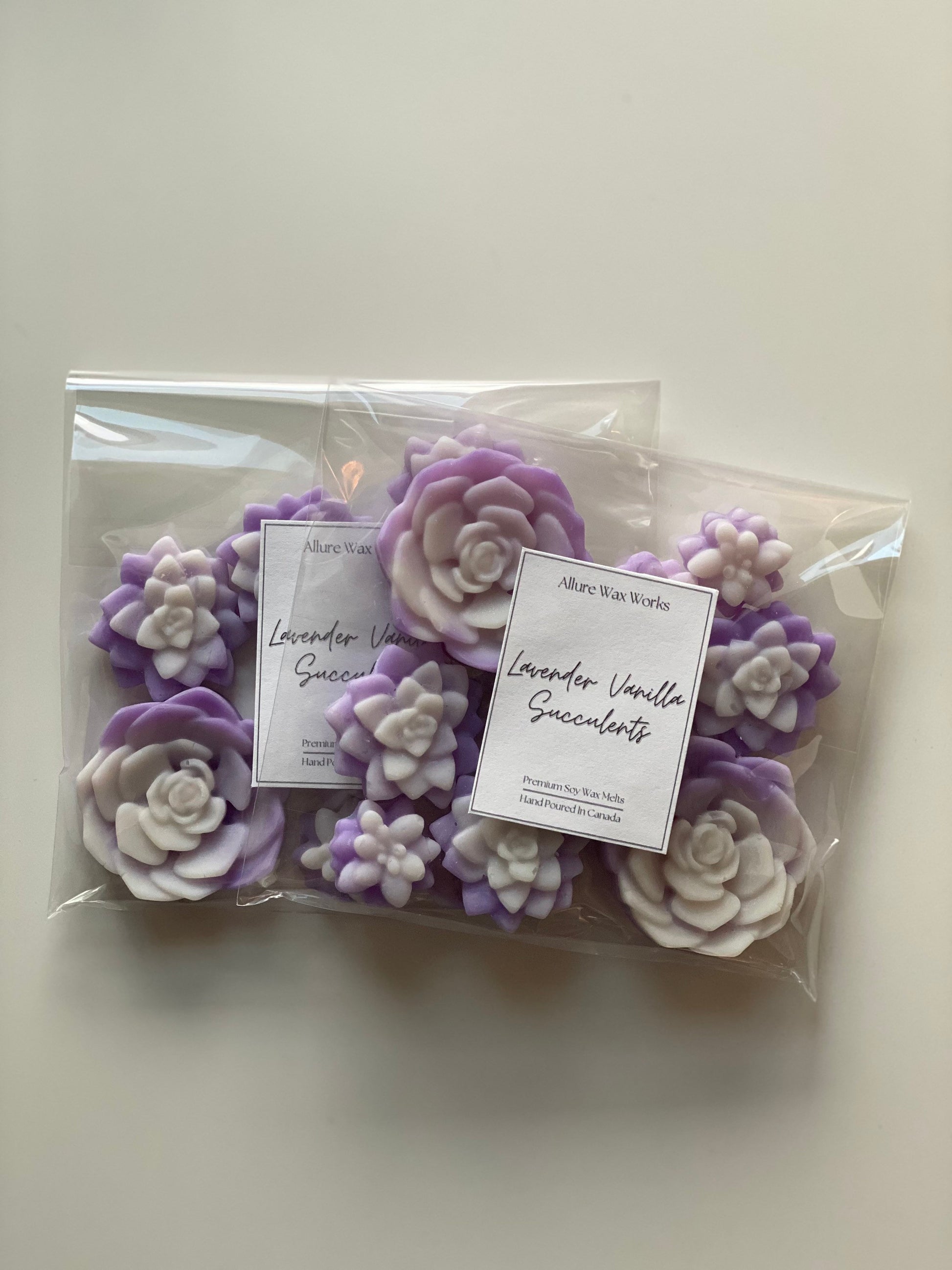 Lavender Vanilla All Natural Succulent Wax Melts | Premium Soy Wax Melts