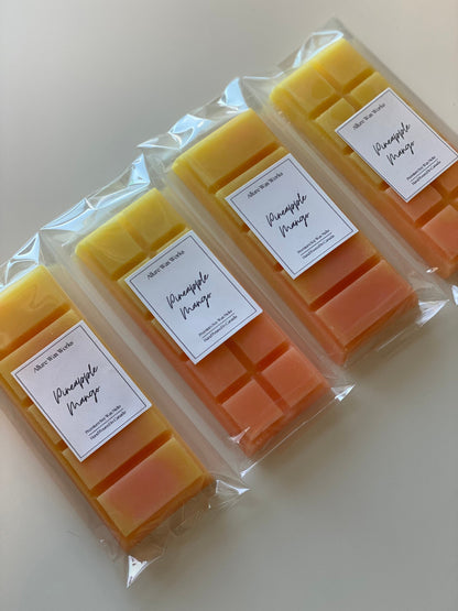 Pineapple Mango All Natural Snapbar Soy Wax Melts | Premium Soy Snap Bar Wax Melts