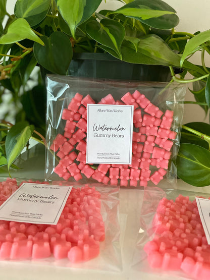 Watermelon Gummy Bear All Natural Soy Wax Melts | Gummy Bear Shaped Premium Soy Wax Melts