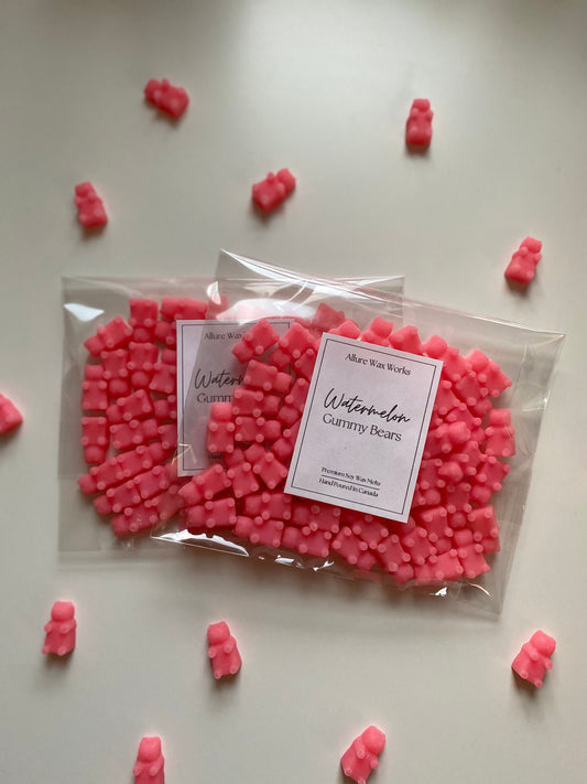 Watermelon Gummy Bear All Natural Soy Wax Melts | Gummy Bear Shaped Premium Soy Wax Melts