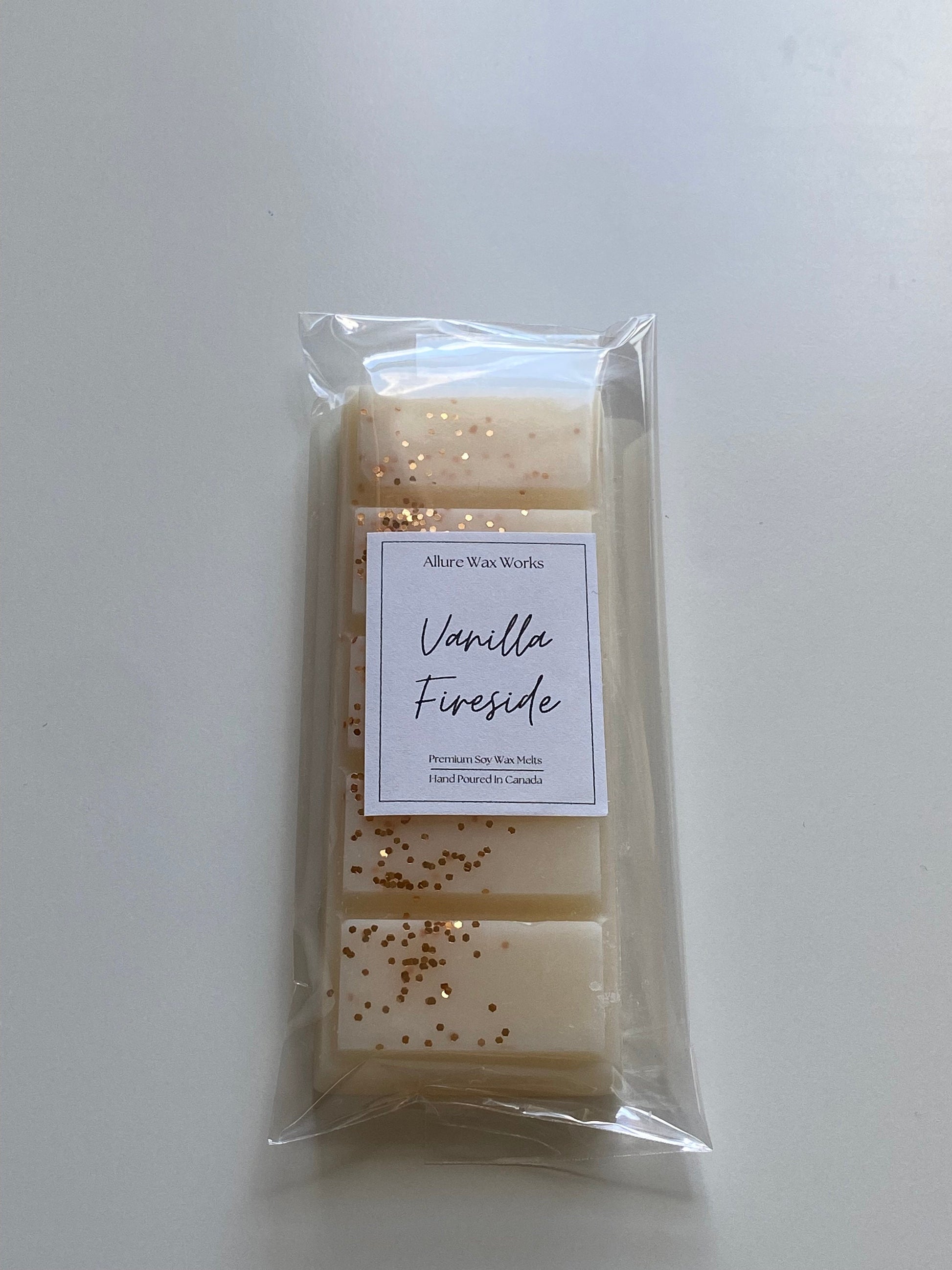 Vanilla Fireside All Natural Soy Snapbar Wax Melts | Vanilla Fireside Premium Snap Bar Wax Melts