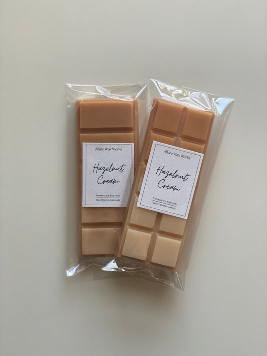 Hazelnut Cream All Natural Soy Snapbar Wax Melts | Hazelnut Cream Premium Autumn Snap Bar Wax Melts