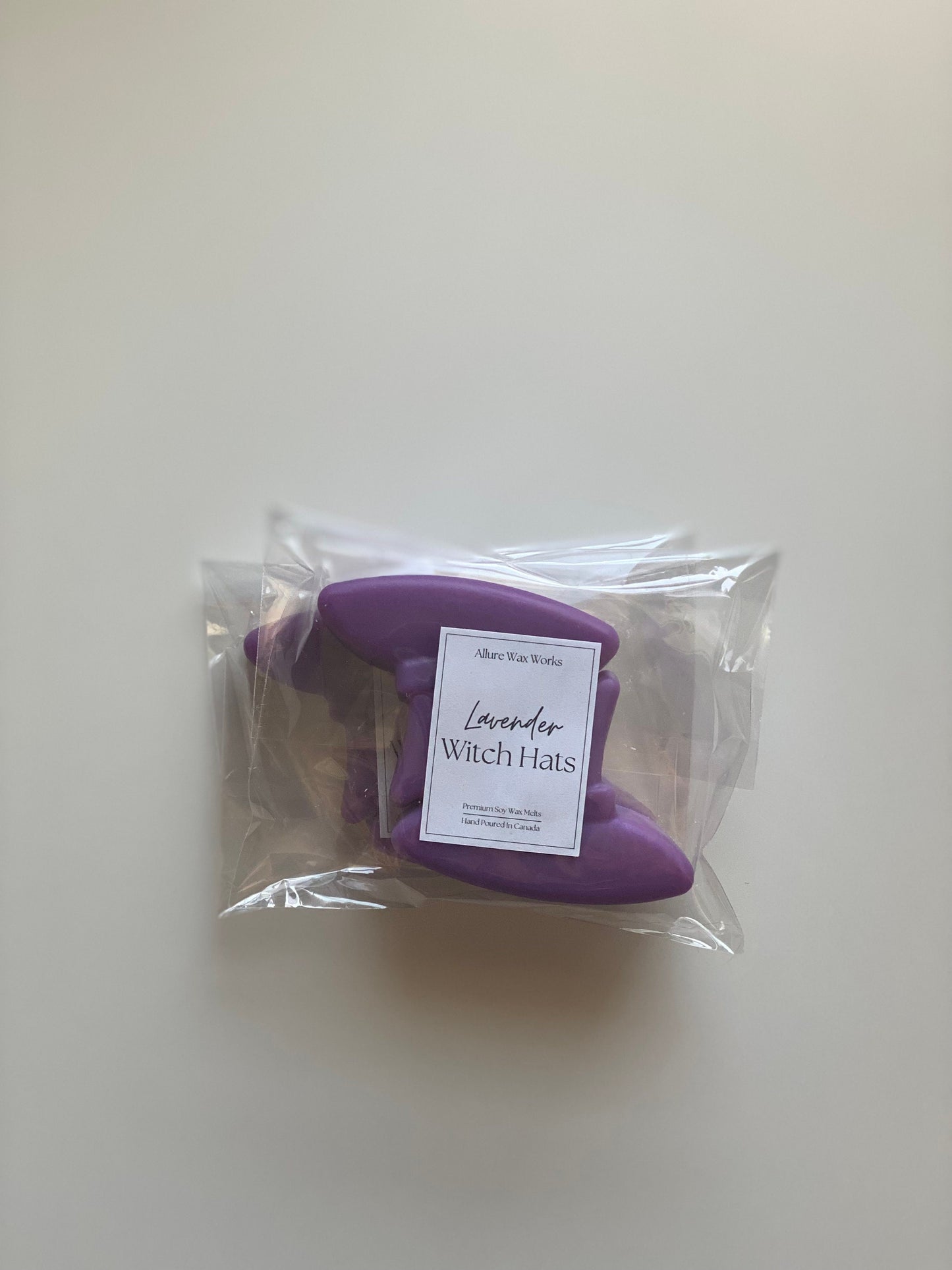 Large Lavender Witch Hat All Natural Soy Wax Melts | Halloween Witch Hat Shaped Premium Wax Melts