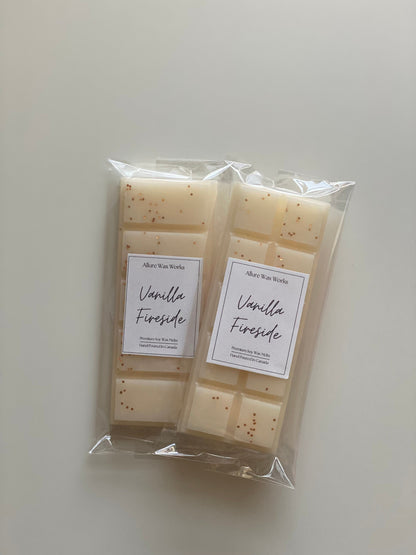 Vanilla Fireside All Natural Soy Snapbar Wax Melts | Vanilla Fireside Premium Snap Bar Wax Melts