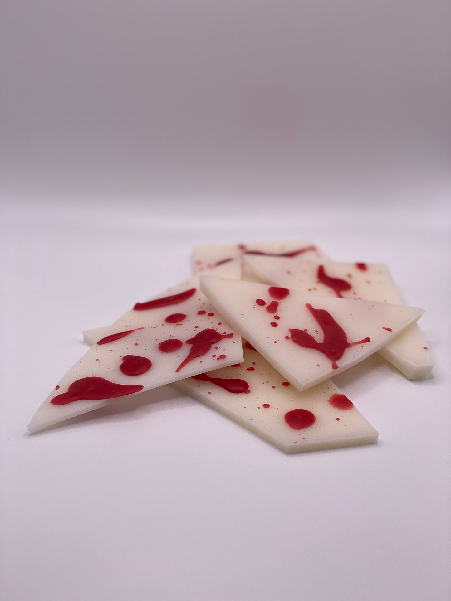 Crime Scene Bloody Wax Brittle | True Crime Halloween Horror Wax Melt Bark