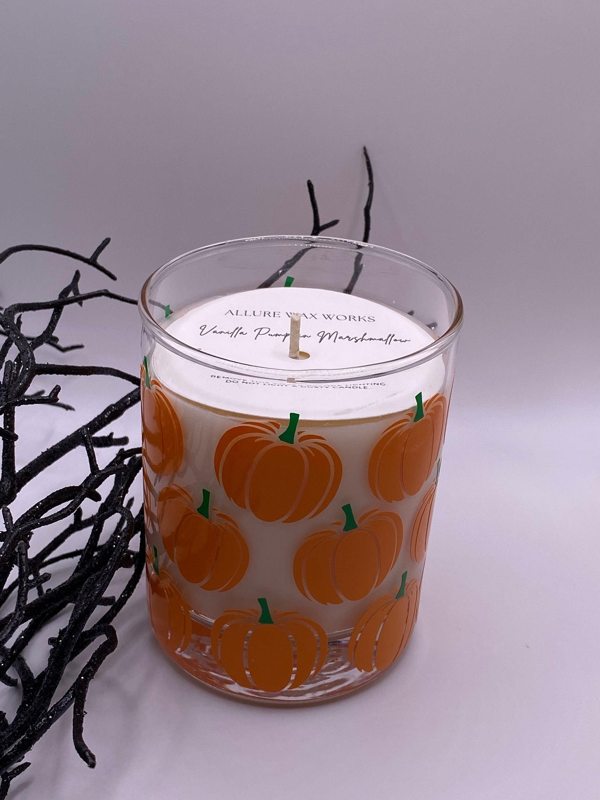 Halloween All Natural Soy Candles 9 oz. | Spooky Season Organic Decorative Candle