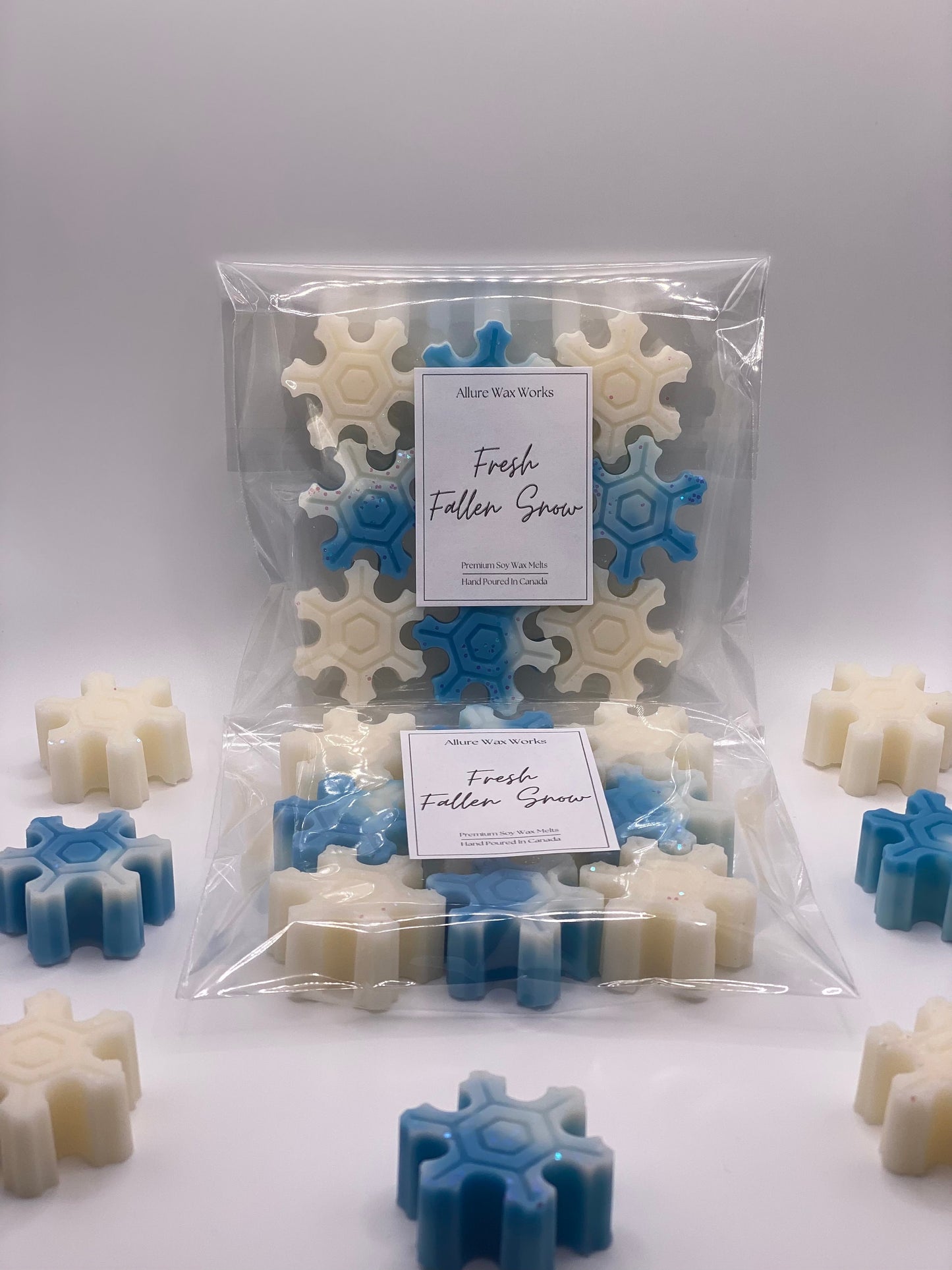 Vanilla Snowflake All Natural Soy Wax Melts | Winter Snowflake Shaped Premium Wax Melts