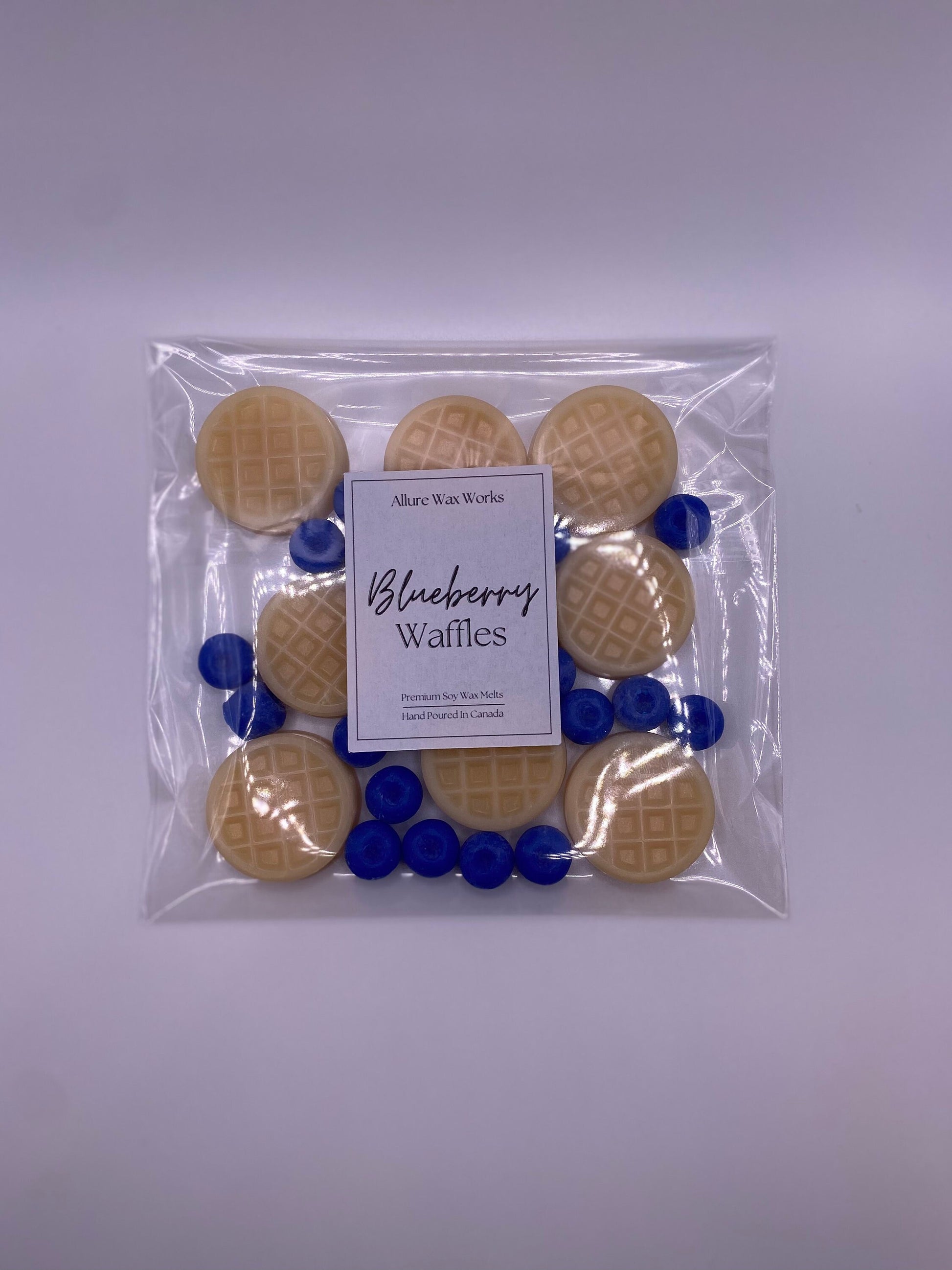 Blueberry Waffles All Natural Soy Wax Melts | Premium Breakfast Food Shaped Fruit Soy Wax Melt