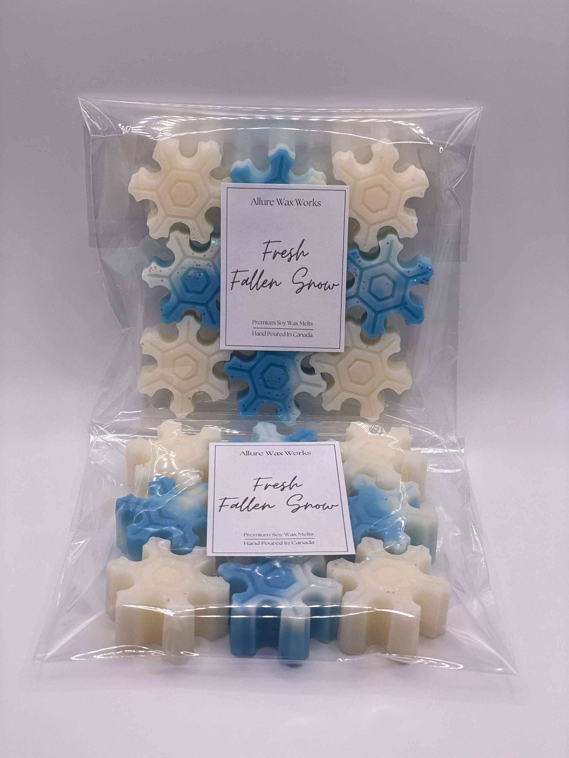 Vanilla Snowflake All Natural Soy Wax Melts | Winter Snowflake Shaped Premium Wax Melts