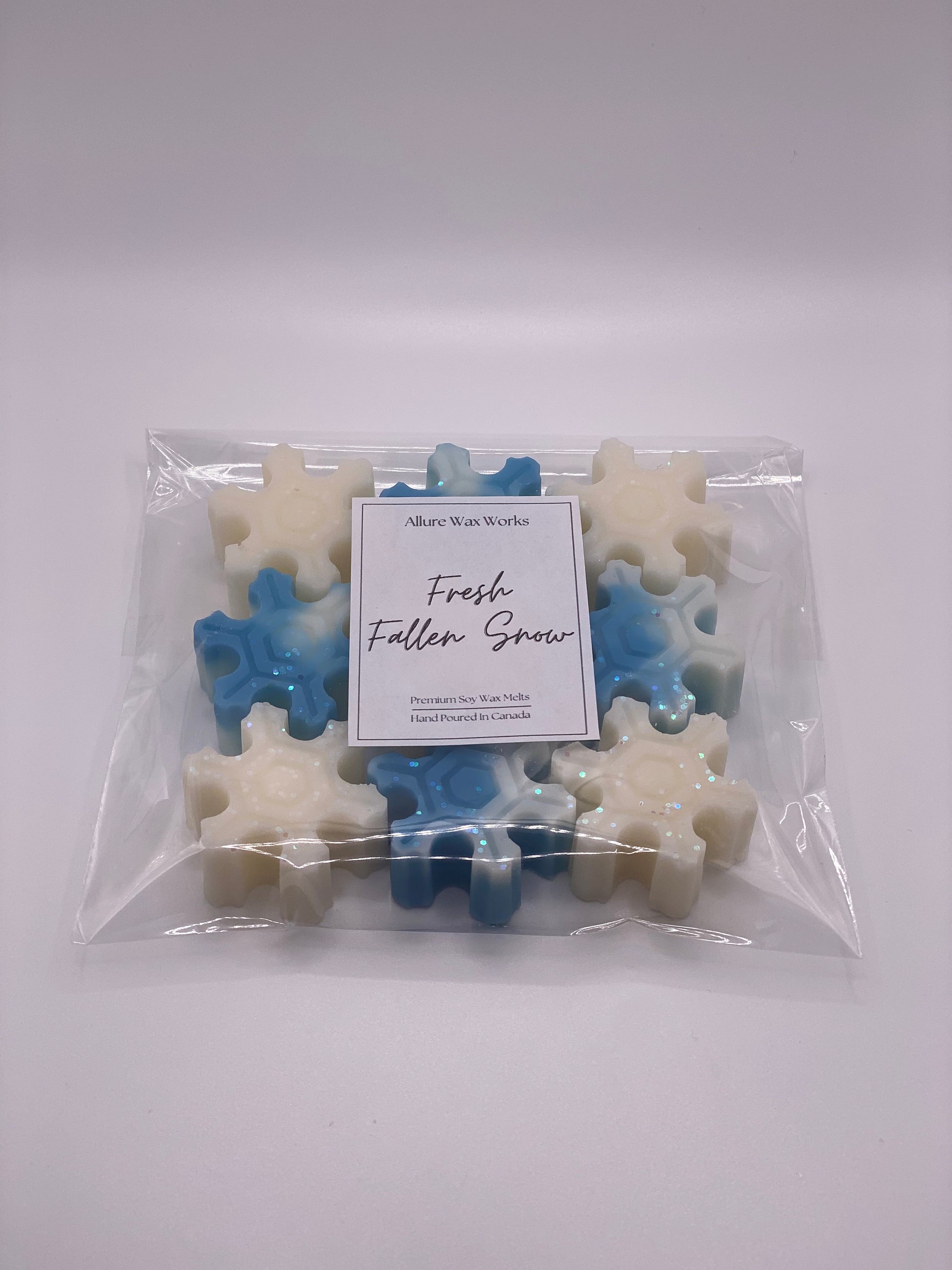 Vanilla Snowflake All Natural Soy Wax Melts | Winter Snowflake Shaped Premium Wax Melts