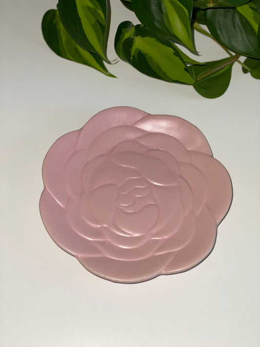 Ceramic Candle Coaster Trinket Tray Candle Holder Plate | Floral, Leaf, Plant Home Decor