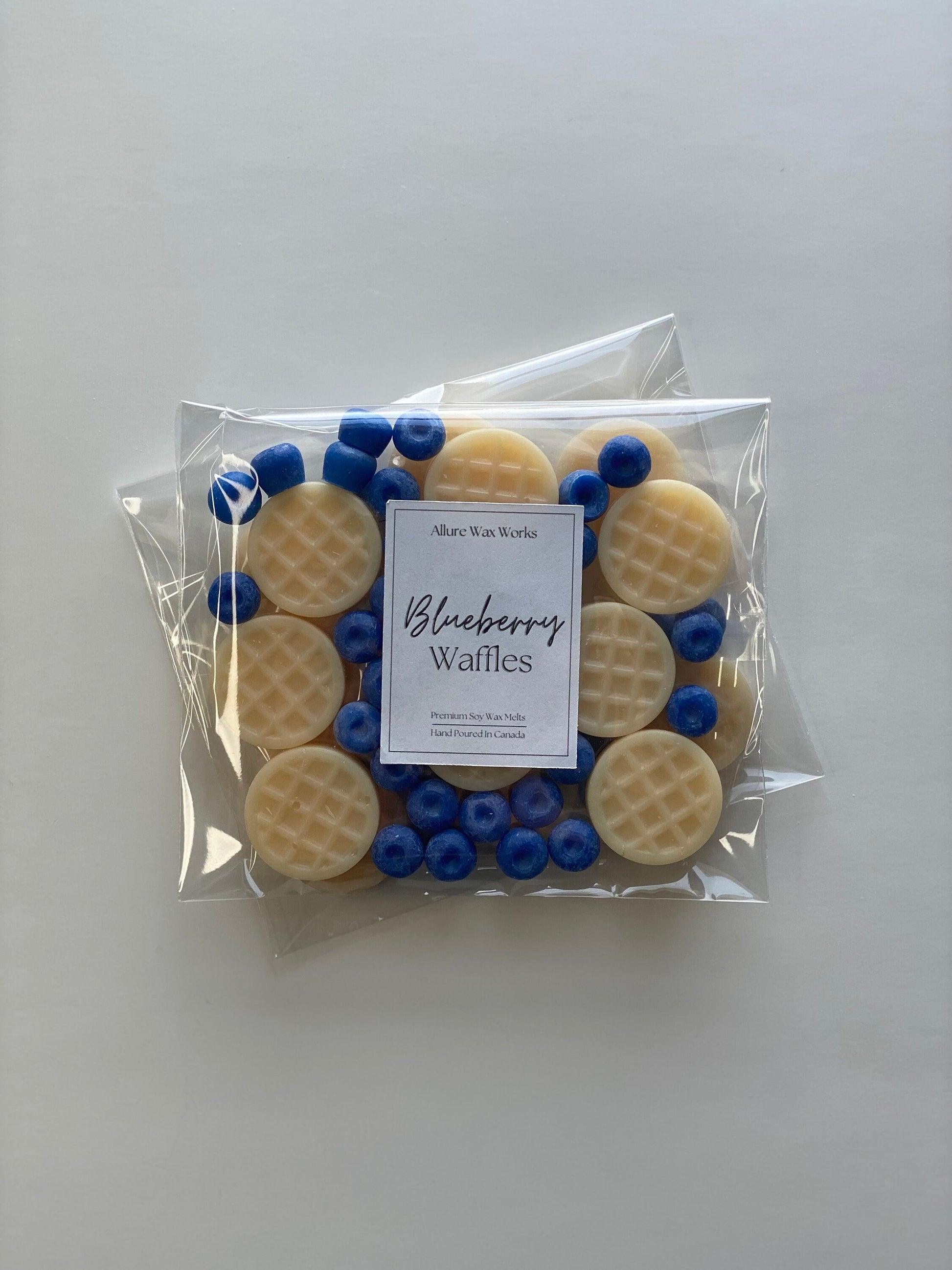 Blueberry Waffles All Natural Soy Wax Melts | Premium Breakfast Food Shaped Fruit Soy Wax Melt