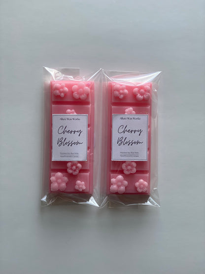 Cherry Blossom Flower All Natural Soy Snapbar Wax Melts | Cherry Blossom Floral Premium Snap Bar Wax Melt