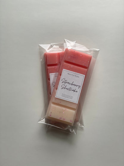 Strawberry Shortcake All Natural Soy Snapbar Wax Melts | Strawberry Shortcake Bakery Scented Premium Snap Bar Wax Melts