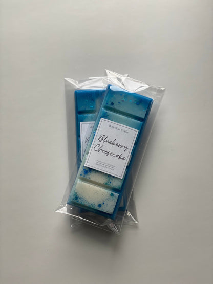 Blueberry Cheesecake All Natural Soy Snapbar Wax Melts | Blueberry Cheesecake Bakery Scented Premium Snap Bar Wax Melts