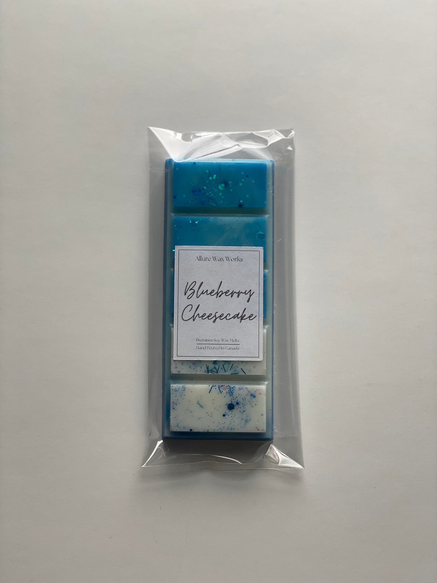 Blueberry Cheesecake All Natural Soy Snapbar Wax Melts | Blueberry Cheesecake Bakery Scented Premium Snap Bar Wax Melts