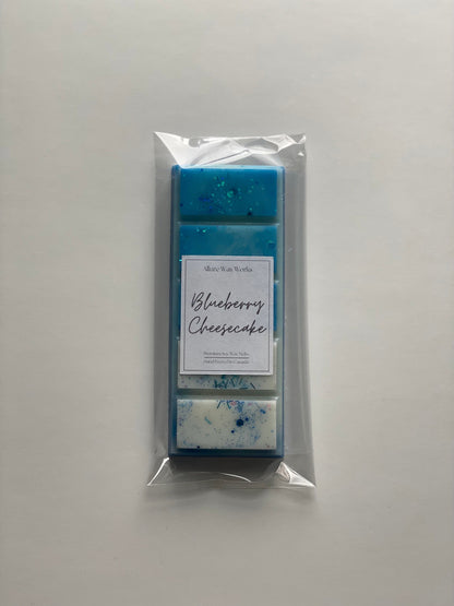 Blueberry Cheesecake All Natural Soy Snapbar Wax Melts | Blueberry Cheesecake Bakery Scented Premium Snap Bar Wax Melts