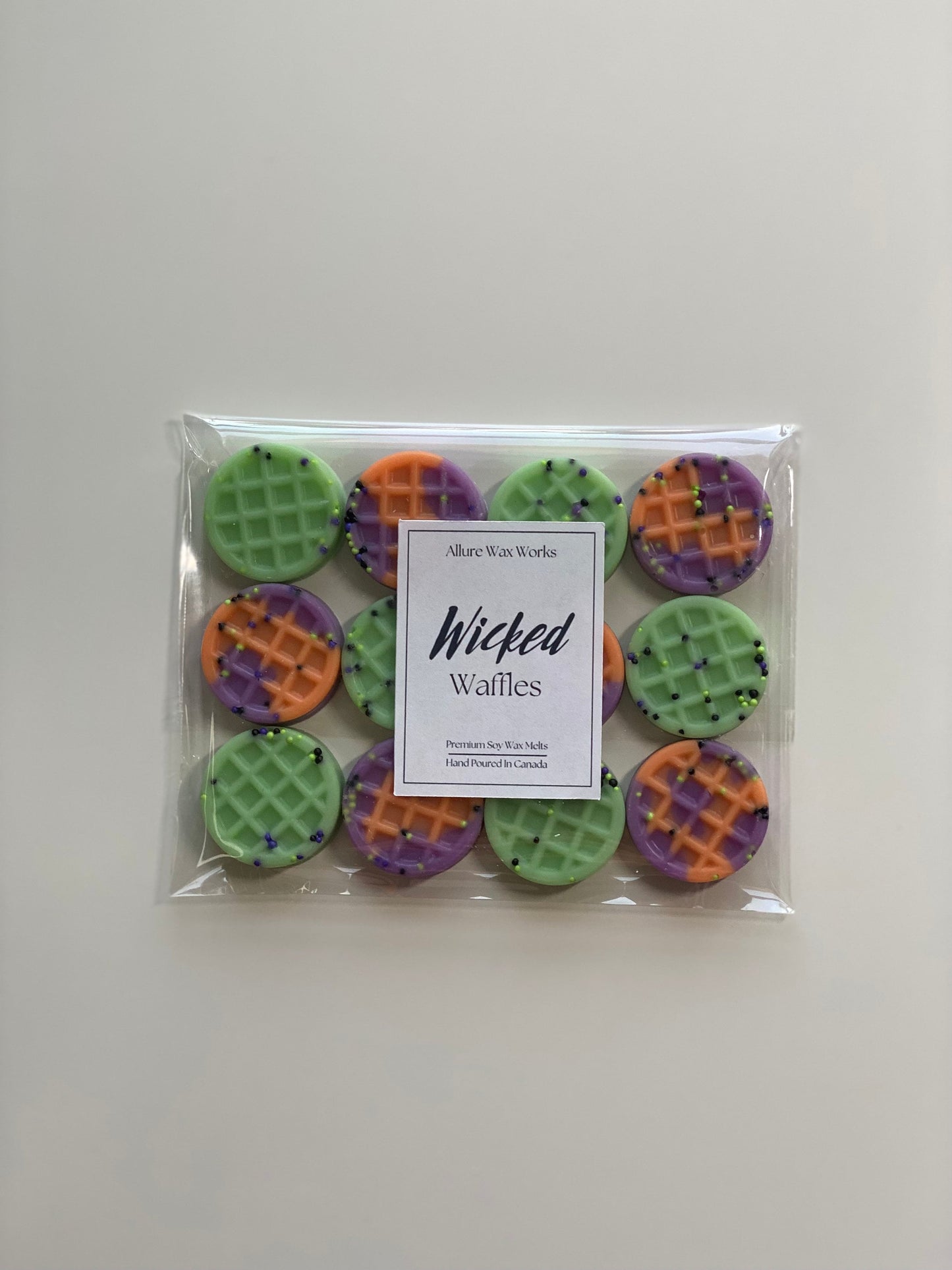 Wicked Waffles All Natural Soy Wax Melts | Halloween Spooky Waffle Shaped Premium Wax Melts