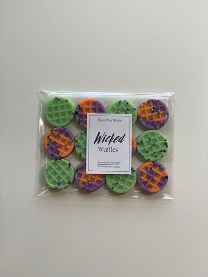 Wicked Waffles All Natural Soy Wax Melts | Halloween Spooky Waffle Shaped Premium Wax Melts