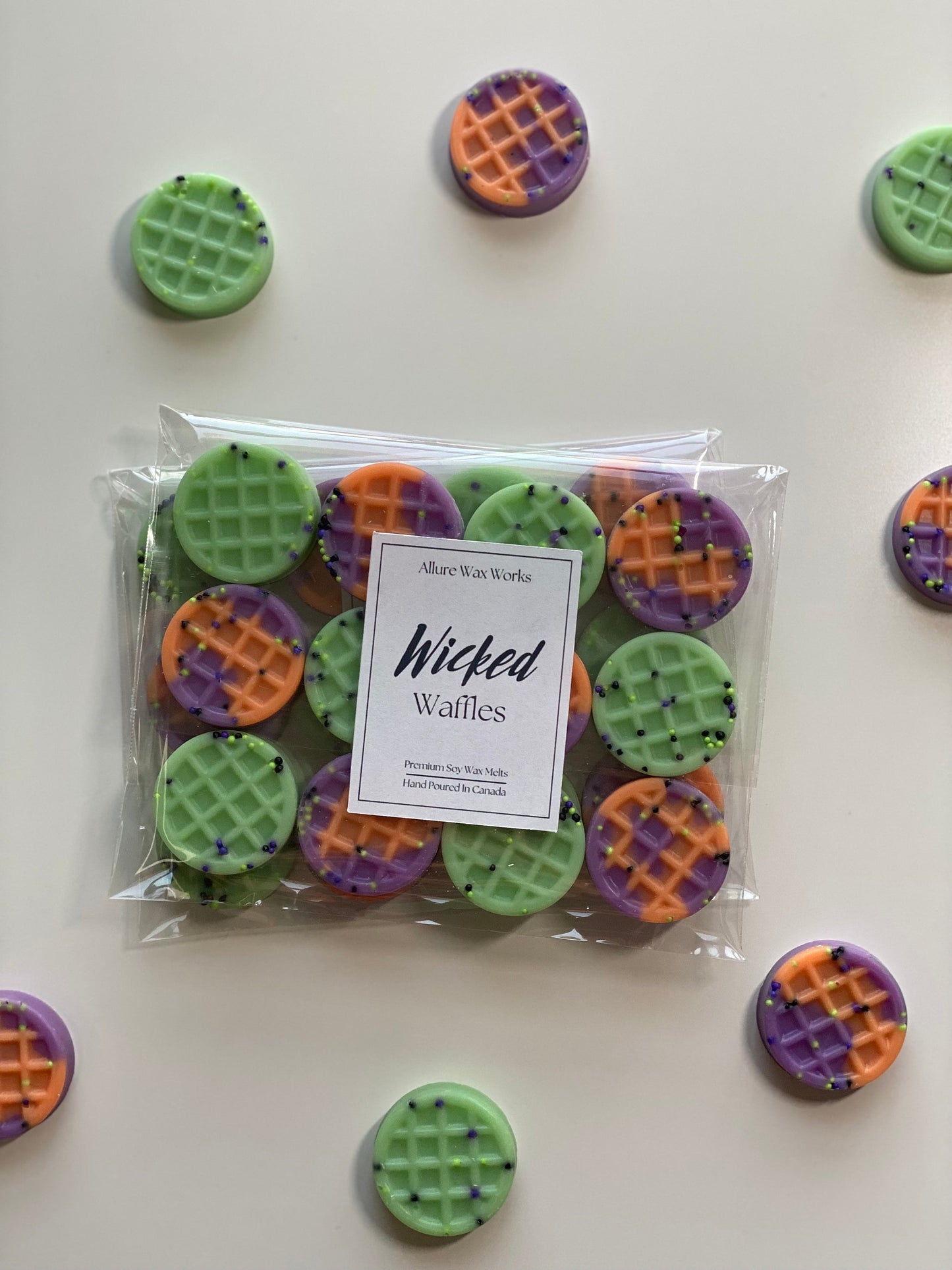 Wicked Waffles All Natural Soy Wax Melts | Halloween Spooky Waffle Shaped Premium Wax Melts