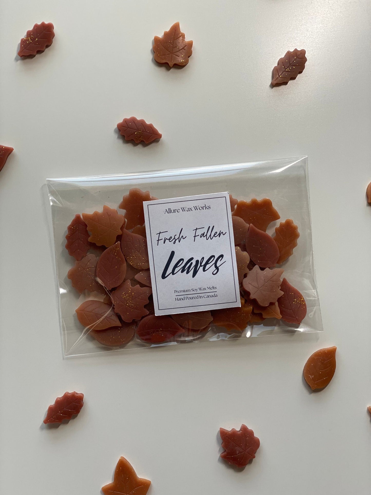 Fresh Fallen Leaves All Natural Soy Wax Melts | Fall Autumn Leave Shaped Premium Wax Melts