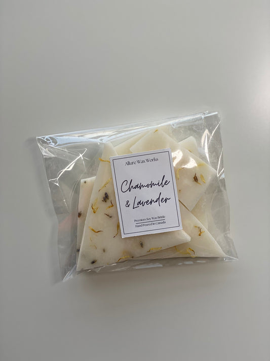 Lavender & Chamomile All Natural Soy Wax Melts | Fall Autumn Botanical Premium Wax Melts