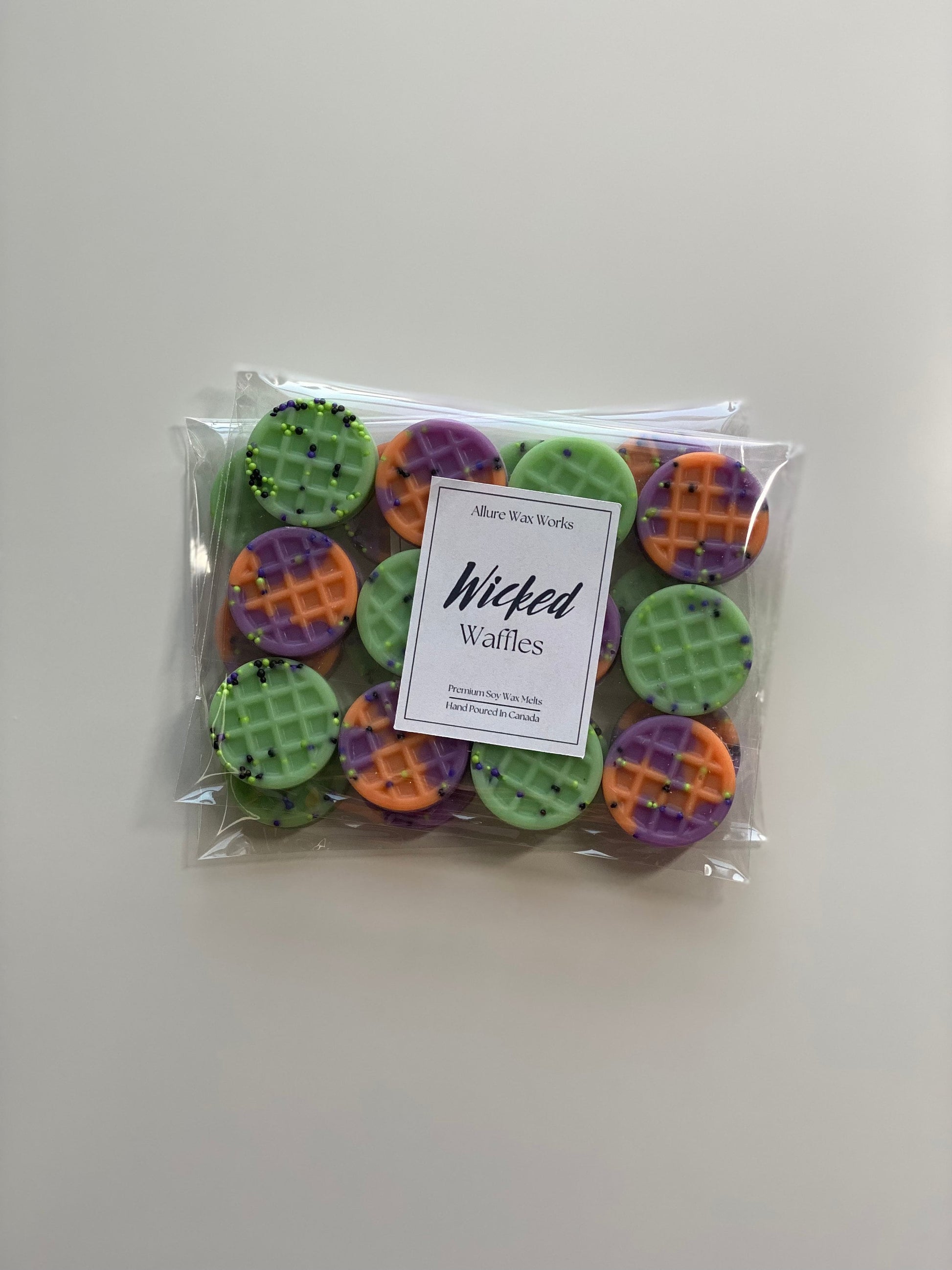 Wicked Waffles All Natural Soy Wax Melts | Halloween Spooky Waffle Shaped Premium Wax Melts