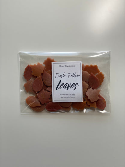 Fresh Fallen Leaves All Natural Soy Wax Melts | Fall Autumn Leave Shaped Premium Wax Melts