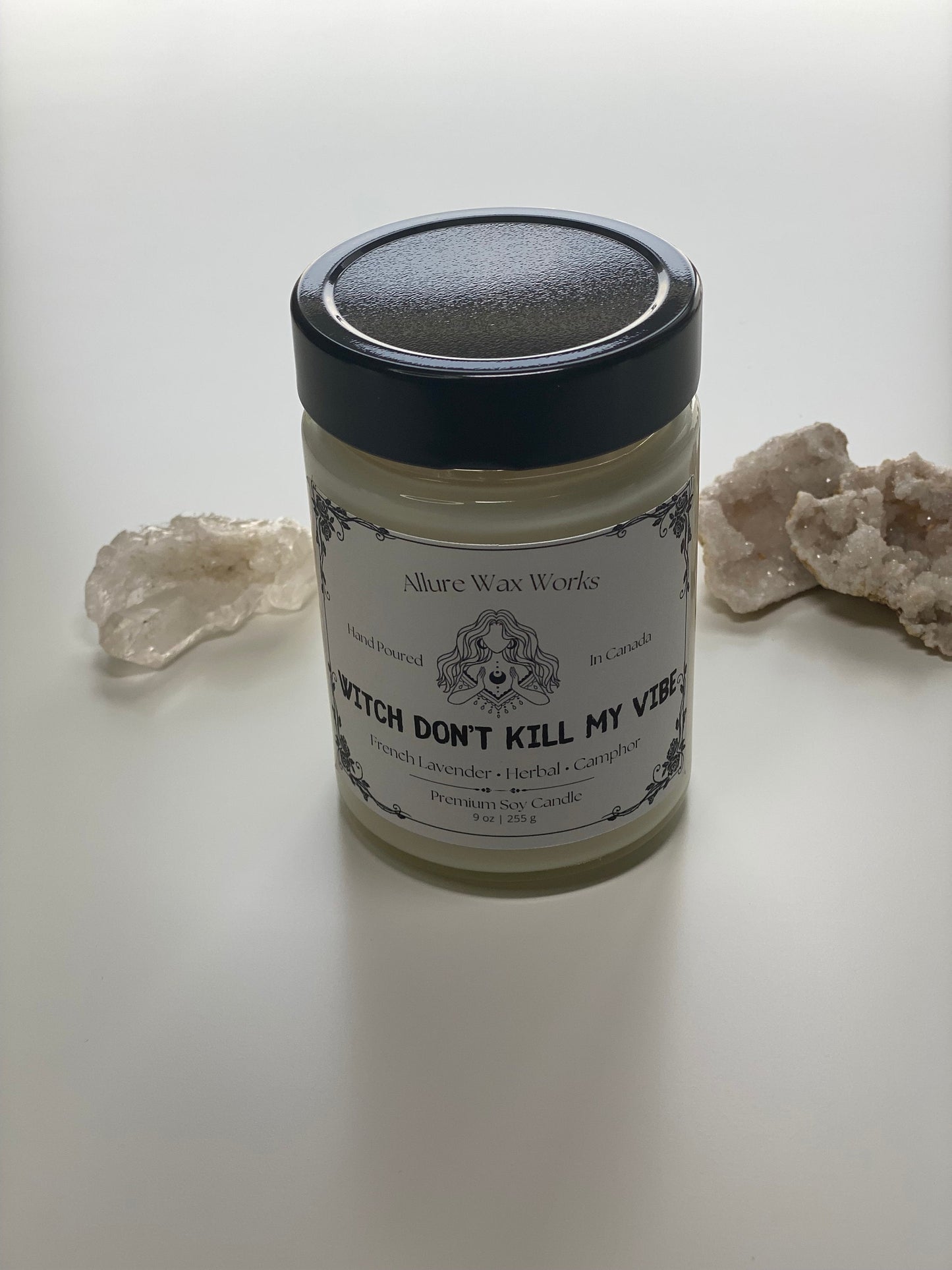 Spooky Season All Natural Soy Candles | Witchy Ghost Quote | Custom Halloween Pun Container Candle