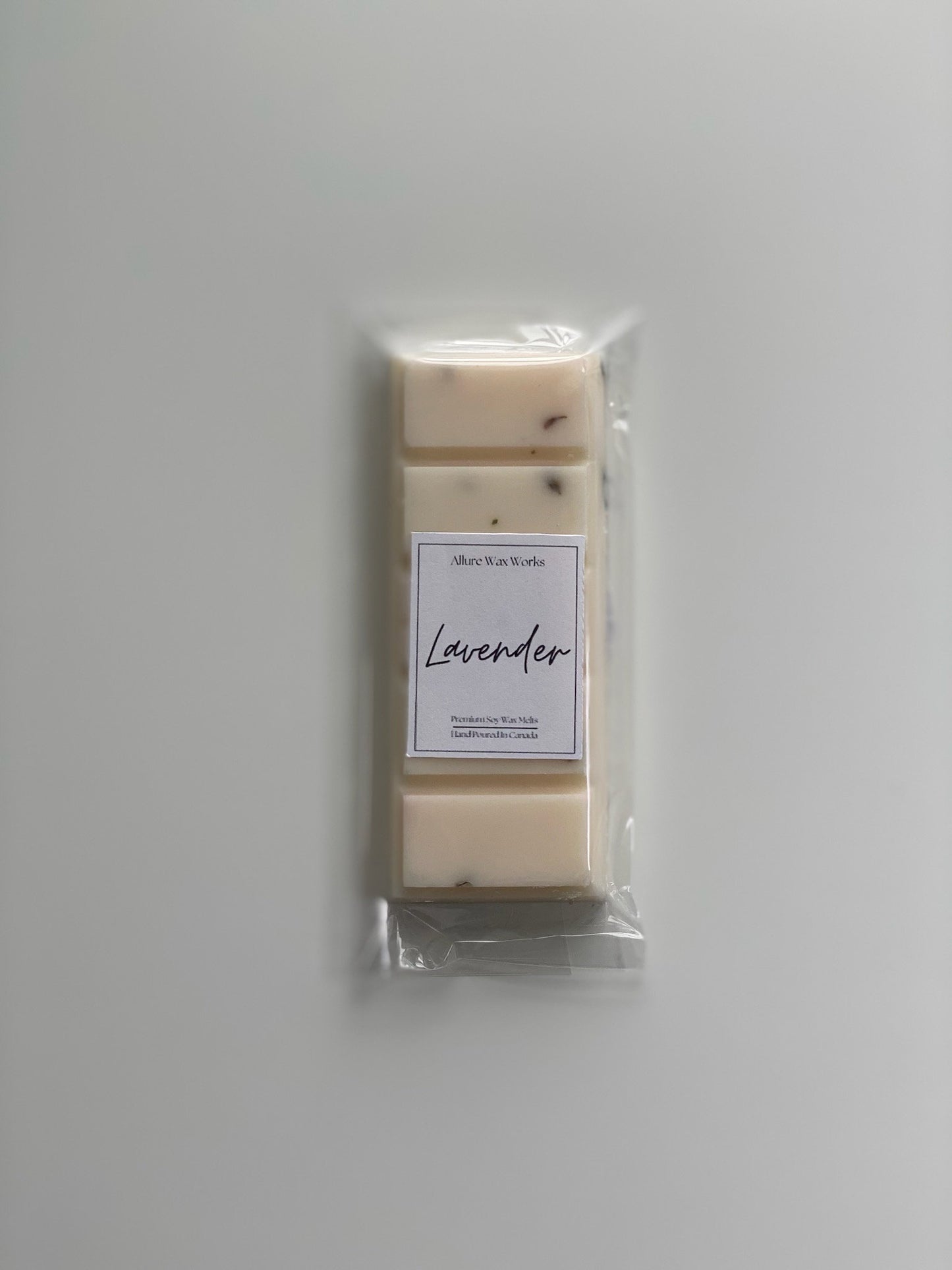 Lavender Botanical All Natural Soy Snapbar Wax Melts | Lavender Premium Snap Bar Wax Melt