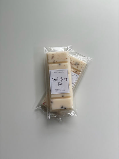 Earl Grey Tea Botanical All Natural Soy Snapbar Wax Melts | Earl Grey Tea Scented Premium Snap Bar Wax Melt